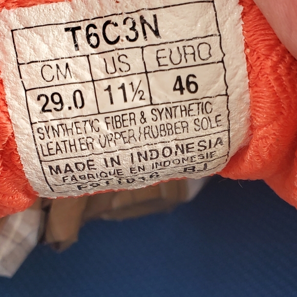 Asics Gel Cumulus 18 Shoes Mens 11.5 Black White Running Athletic Gym T6C3N - Picture 5 of 15